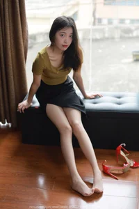 Elegant Style and Sophistication: Xiao Jiu in the IESS High Slit Long Dress Series - image 25