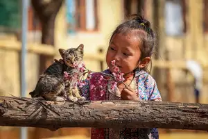 Muong Tip Children's Smiles Amidst Nghe An's Bright Cherry Blossoms - image 7