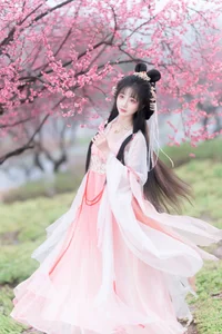 A Floral Dreamscape: YiTuYu Vol.8854 Qi Luo Sheng De Xiao Su Su in Hanfu - image 13