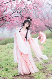 A Floral Dreamscape: YiTuYu Vol.8854 Qi Luo Sheng De Xiao Su Su in Hanfu - image 21