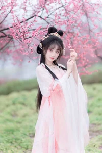 A Floral Dreamscape: YiTuYu Vol.8854 Qi Luo Sheng De Xiao Su Su in Hanfu - image 6