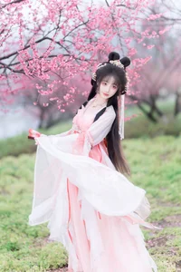 A Floral Dreamscape: YiTuYu Vol.8854 Qi Luo Sheng De Xiao Su Su in Hanfu - image 16