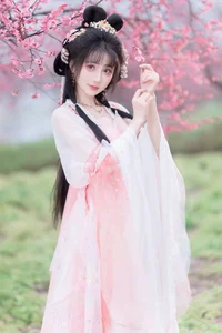 A Floral Dreamscape: YiTuYu Vol.8854 Qi Luo Sheng De Xiao Su Su in Hanfu - image 9