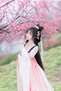 A Floral Dreamscape: YiTuYu Vol.8854 Qi Luo Sheng De Xiao Su Su in Hanfu - image 18