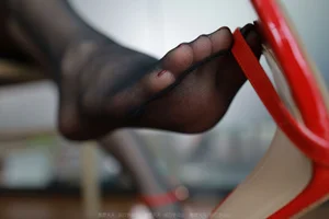 Mei Zi - Red High Heels Under the Chair IESS Collection - image 14