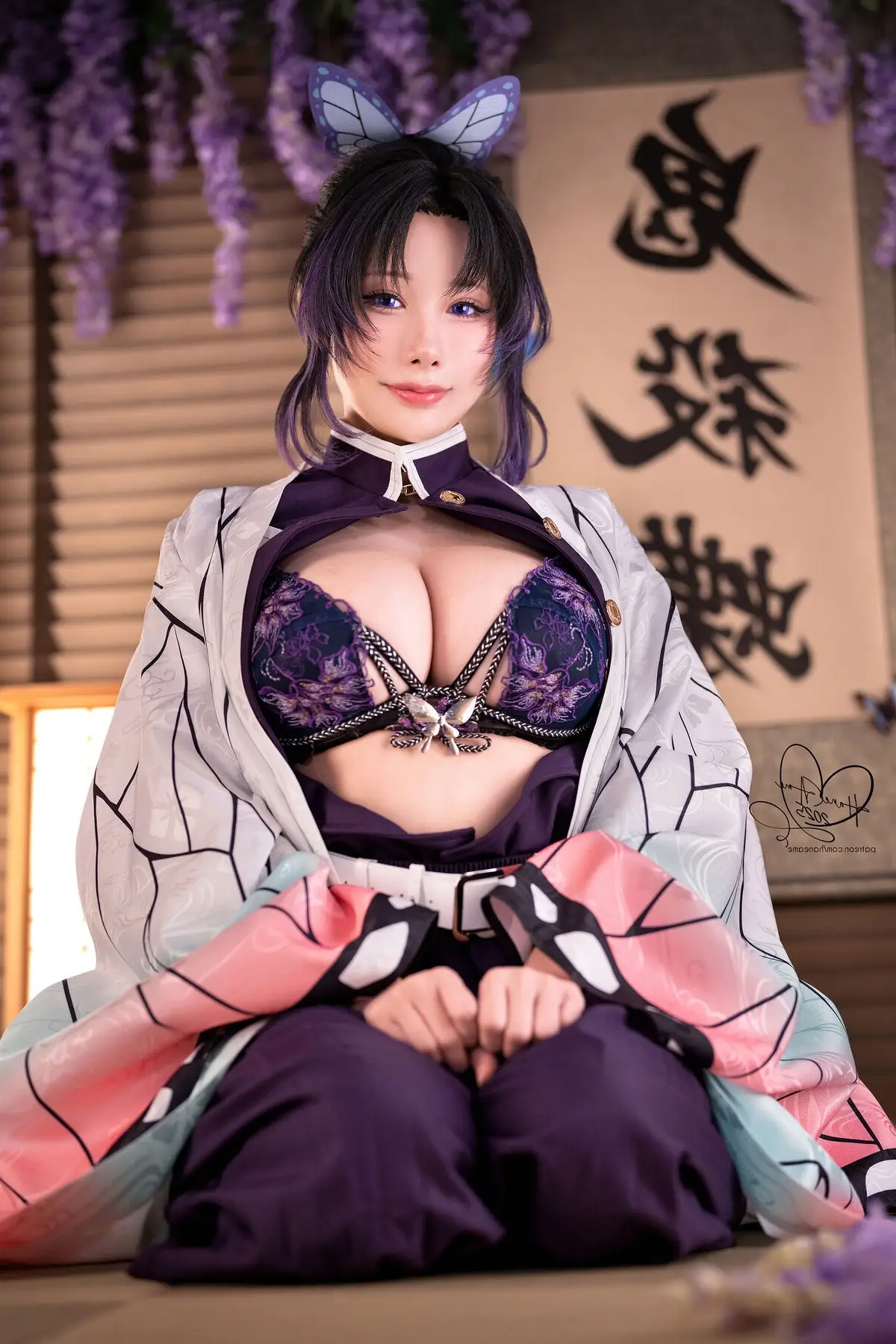 Coser Hane Ame as Alluring Shinobu Kocho from Demon Slayer 9123902855