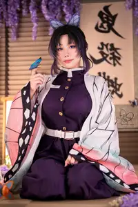 Coser Hane Ame as Alluring Shinobu Kocho from Demon Slayer 9123902855 - image 8