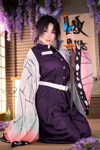 Coser Hane Ame as Alluring Shinobu Kocho from Demon Slayer 9123902855 - image 1