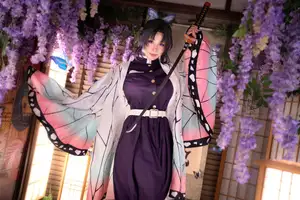 Coser Hane Ame as Alluring Shinobu Kocho from Demon Slayer 9123902855 - image 7