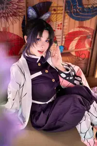 Coser Hane Ame as Alluring Shinobu Kocho from Demon Slayer 9123902855 - image 2