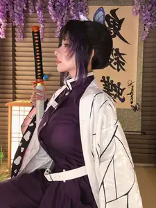 Coser Hane Ame as Alluring Shinobu Kocho from Demon Slayer 9123902855 - image 12