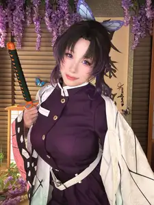 Coser Hane Ame as Alluring Shinobu Kocho from Demon Slayer 9123902855 - image 9