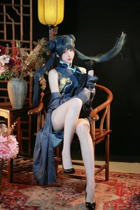 Stunning Ryuuge Kisaki Cosplay by Gong Ben Sakura – Blue Archive Shanhaijing President Photo Collection - image 5