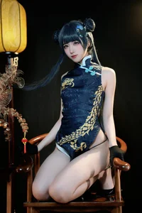 Stunning Ryuuge Kisaki Cosplay by Gong Ben Sakura – Blue Archive Shanhaijing President Photo Collection - image 6