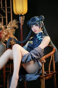 Stunning Ryuuge Kisaki Cosplay by Gong Ben Sakura – Blue Archive Shanhaijing President Photo Collection - image 1