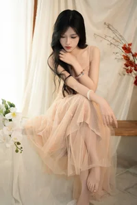 Ethereal Pink Dreams: Xiao Wai Captivates in YiTuYu Art Language Vol.9096 - image 12