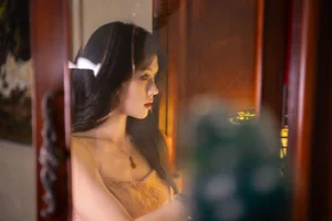 Ethereal Pink Dreams: Xiao Wai Captivates in YiTuYu Art Language Vol.9096 - image 7