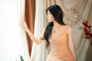 Ethereal Pink Dreams: Xiao Wai Captivates in YiTuYu Art Language Vol.9096 - image 10