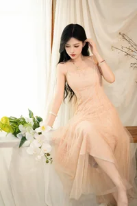 Ethereal Pink Dreams: Xiao Wai Captivates in YiTuYu Art Language Vol.9096 - image 18
