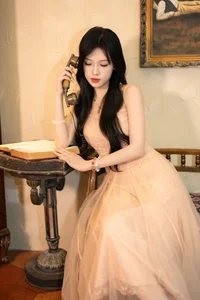 Ethereal Pink Dreams: Xiao Wai Captivates in YiTuYu Art Language Vol.9096 - image 36