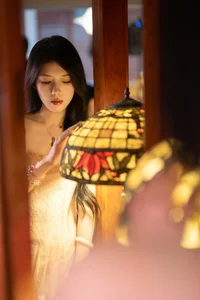 Ethereal Pink Dreams: Xiao Wai Captivates in YiTuYu Art Language Vol.9096 - image 22