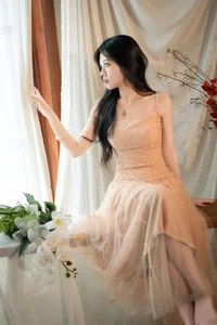 Ethereal Pink Dreams: Xiao Wai Captivates in YiTuYu Art Language Vol.9096 - image 29