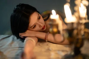 Ethereal Pink Dreams: Xiao Wai Captivates in YiTuYu Art Language Vol.9096 - image 5
