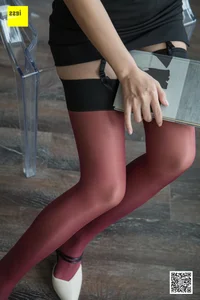 Stunning Red Silk Fashion Gallery with IESS Model Xiao Yu - image 61