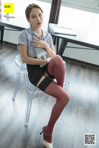 Stunning Red Silk Fashion Gallery with IESS Model Xiao Yu - image 49