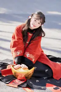 YiTuYu Art Language Vol.8539: Xia Yu Xiao Nian's Vibrant Hanfu Charm - image 3