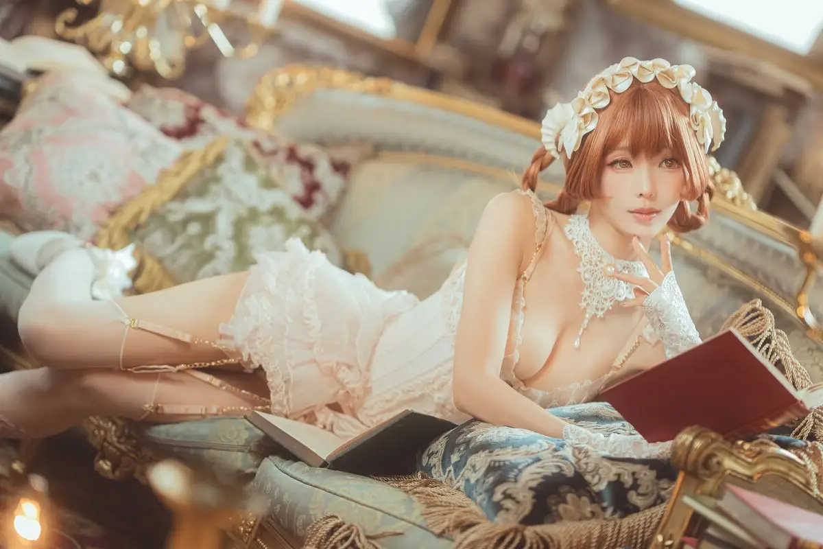 Coser Ely_eee: Mysterious Book Witch in the Ancient Library