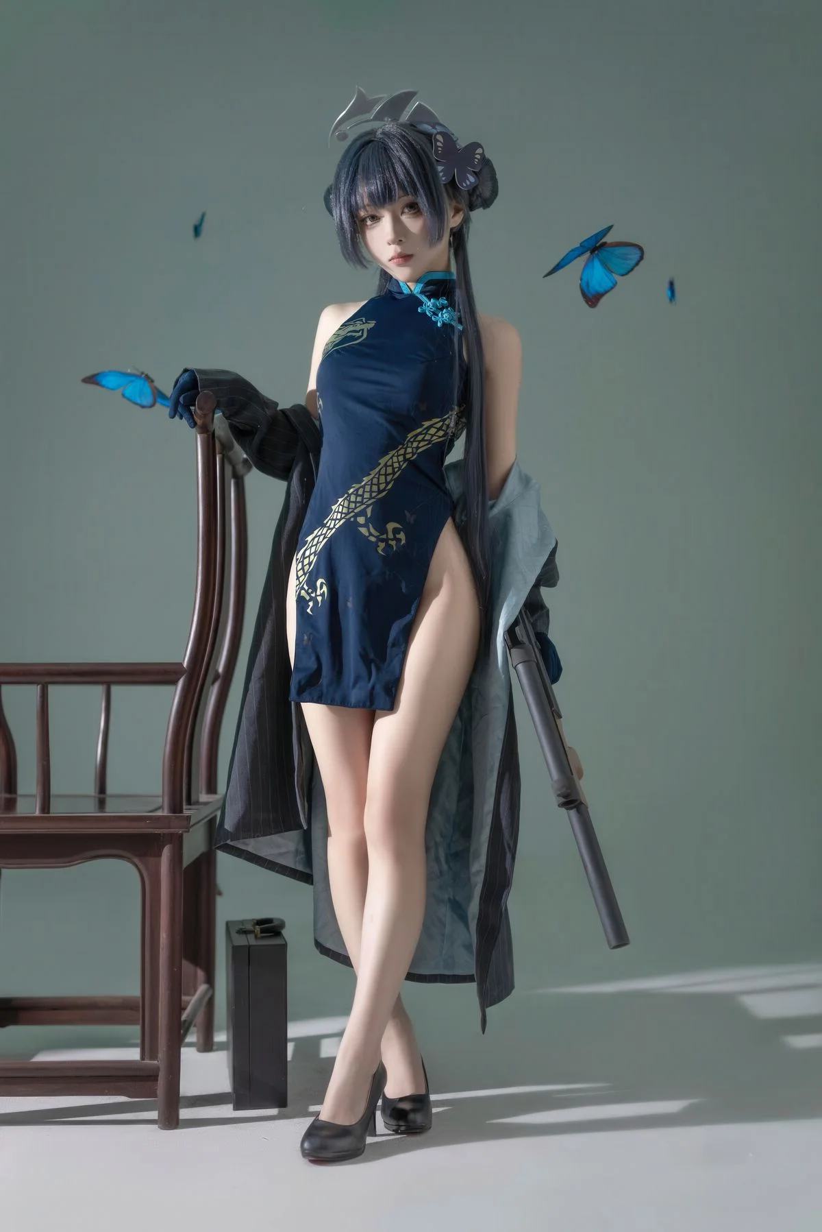 Shi Liang Yu Blue Archive Ryuge Kisaki Cosplay 25P Gallery
