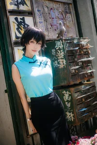 Nostalgic Elegance: Ely_eee as Reiko Kujirai - image 17