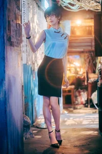 Nostalgic Elegance: Ely_eee as Reiko Kujirai - image 7