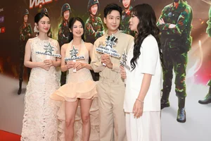 Red Carpet Glamour: Phao, Jun Vu, and Thuy Tien Shine at the 'Sao Nhap Ngu 2024' Launch - image 3
