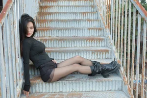 IESS Tu Tu Black Stockings and Long Boots: A Masterclass in Footwear Fashion - image 76