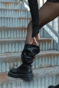 IESS Tu Tu Black Stockings and Long Boots: A Masterclass in Footwear Fashion - image 28