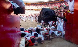 The Thrilling San Fermin Festival: Thousands Gather for the Running of the Bulls - image 0