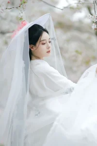 Ethereal Beauty of Sui Sui Ru Yi in YiTuYu Art Language Vol.8880 Amidst Blossoms - image 14