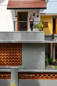 Modern 232m2 Two-Story Teacher’s Home Featuring Inner Courtyard and Natural Light for a Perfect Study Environment - image 13