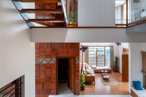 Modern 232m2 Two-Story Teacher’s Home Featuring Inner Courtyard and Natural Light for a Perfect Study Environment - image 0