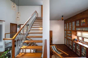 Modern 232m2 Two-Story Teacher’s Home Featuring Inner Courtyard and Natural Light for a Perfect Study Environment - image 19