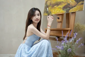 Pure Elegance of Nan Nan in YiTuYu Art Language Vol.8887 - image 10