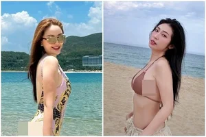 Bao Thy and Khong Tu Quynh: Iconic Pop Princesses Stunning in Summer Bikini Fashion - image 4