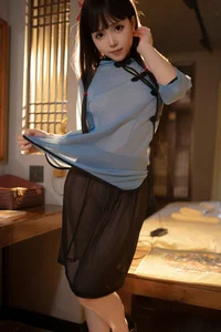 Elegant Bangni Cosplay: Dragon Boat Festival Inspired Portrait Series - 一举高粽 Part 02 (47 High-Definition Photos) - image 8