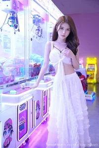 Neon Dreams with Pai Huang Gua Girl No.10791: A Fusion of White and Light - image 25