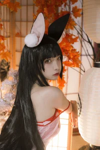 Elegant Nagato Pajama Cosplay by Er Zuo Nisa: Stunning Anime-Inspired Sleepwear Photography Collection - image 5