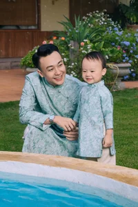 Adorable Tet Moments: Vietnamese Celebrity Kids Shine in Traditional Ao Dai - image 3