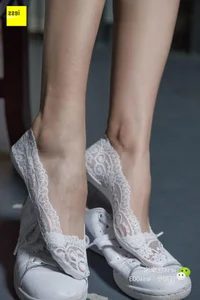 Elegant Chinese Model Jingjing in White Boat Socks - IESS SiXiangJia 101 Collection - image 21
