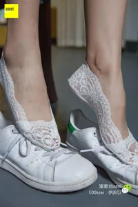 Elegant Chinese Model Jingjing in White Boat Socks - IESS SiXiangJia 101 Collection - image 73